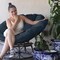Classic Accessories Montlake Water-Resistant 50" Papasan Cushion, Heather Indigo 60-540-045501-EC - alternate 7